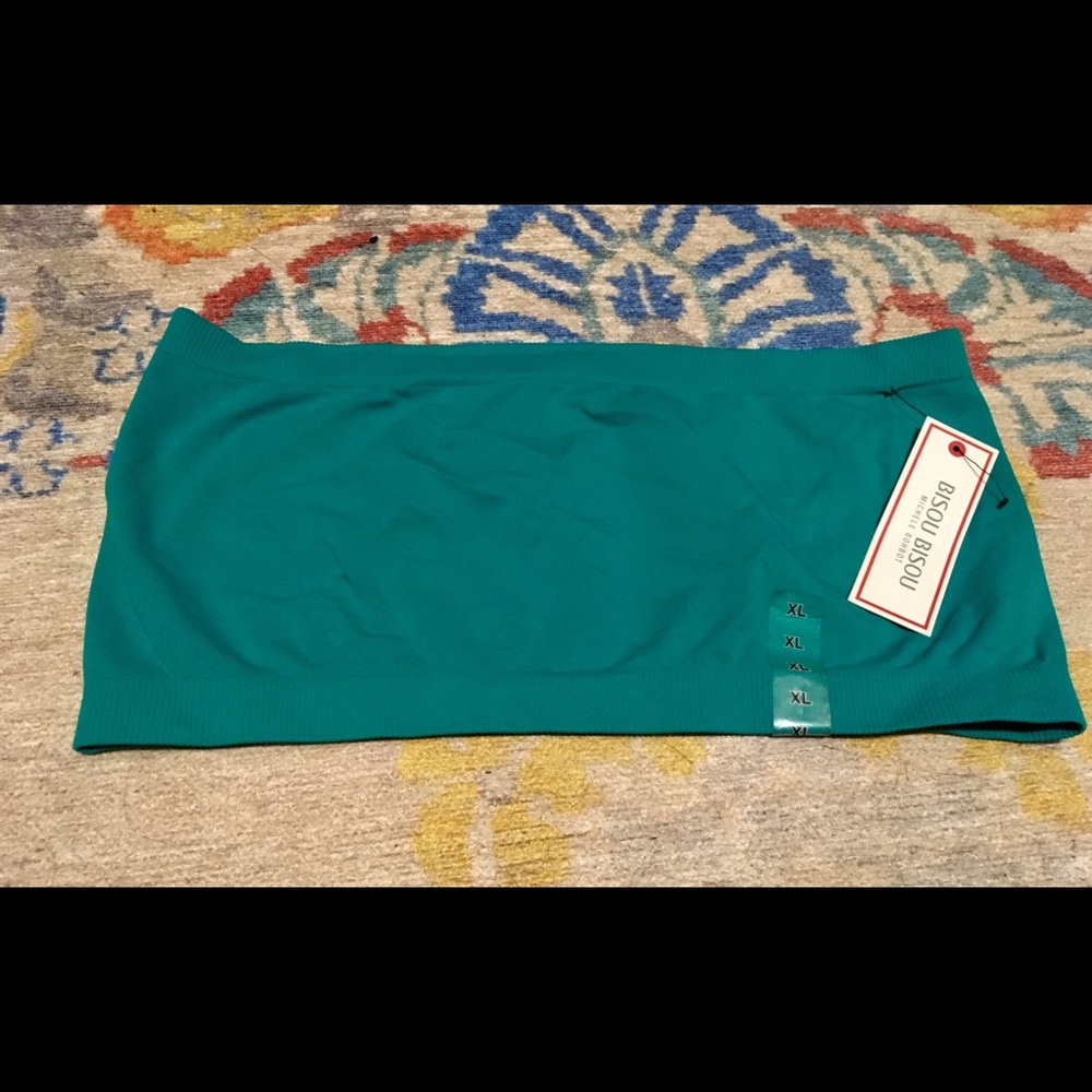 NWT Bisou Bisou XL bandeau/bra top